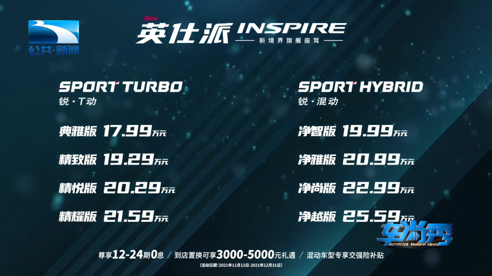 焕新升级 东风Honda英仕派睿智上市#英仕派