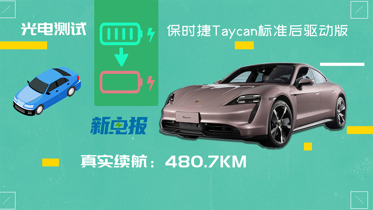 保时捷Taycan测试：续标续航！实锤！