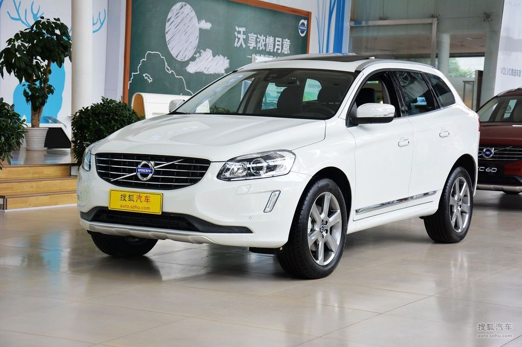 沃尔沃xc60高清图片】_水晶白珍珠漆_外观_搜狐汽车网