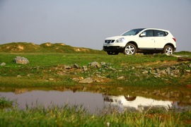 2012款逍客2.0XV 龙 CVT四驱沙漠试驾实拍