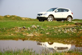 2012款逍客2.0XV 龙 CVT四驱沙漠试驾实拍