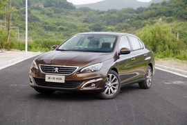2014款东风标致408 1.6T自动外出试驾实拍