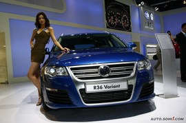 2009广州车展大众R36实拍