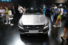 奔驰CLA 成都车展实拍