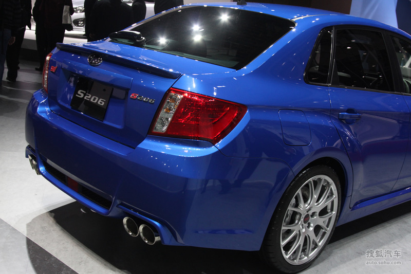 斯巴鲁斯巴鲁汽车翼豹三厢斯巴鲁翼豹wrx sti s206 东京车展实拍