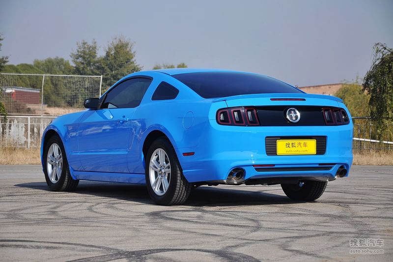 【福特野马 2013款3.7L V6自动型外观蓝色图片