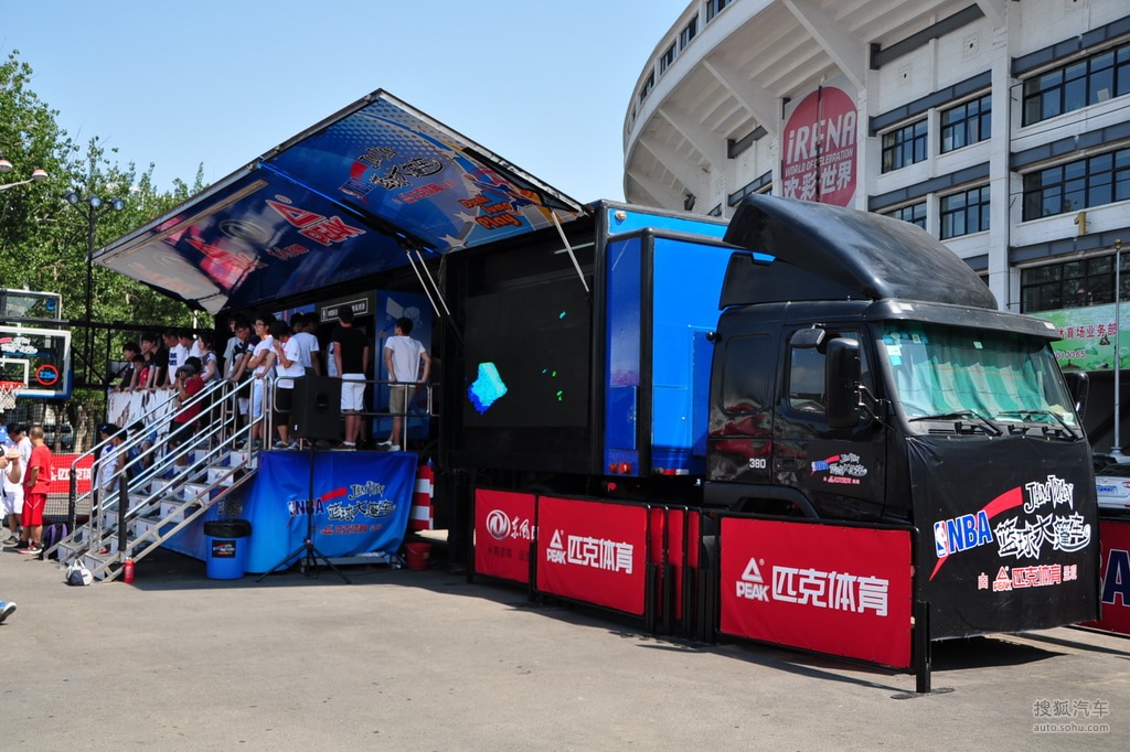 东风风神nba大篷车北京站活动现场实拍