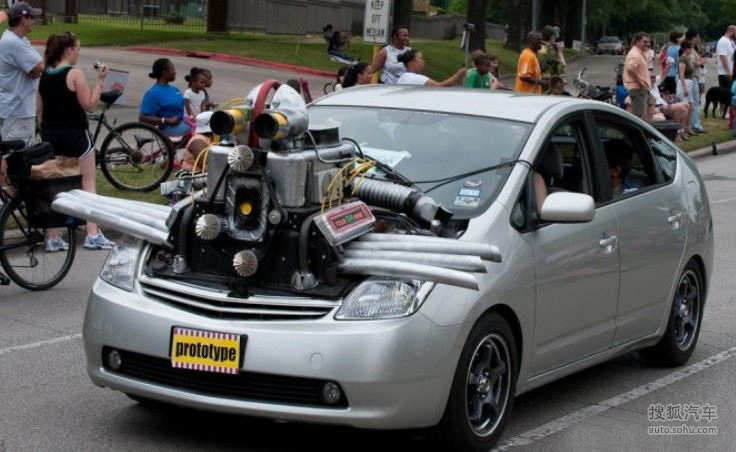 怪异汽车眼花缭乱 够资格申请吉尼斯纪录的怪