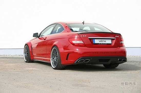 奔馳 C63 AMG 實(shí)拍 改裝 圖片