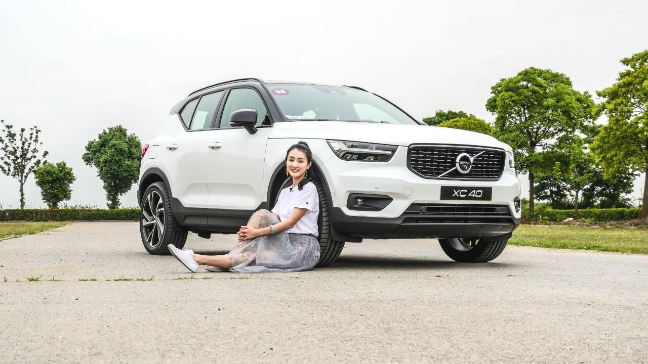 小涵等了一年半的爱豆！一看到XC40她为啥连尖叫了三声？