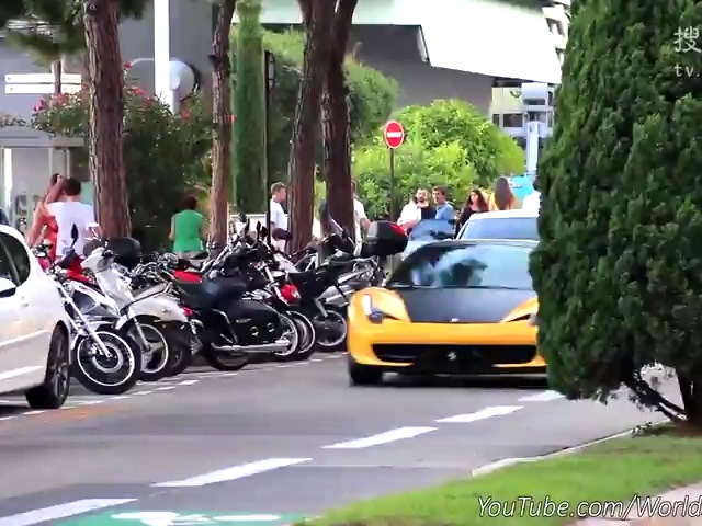 大嗓门改装法拉利458 Italia摩纳哥炸街