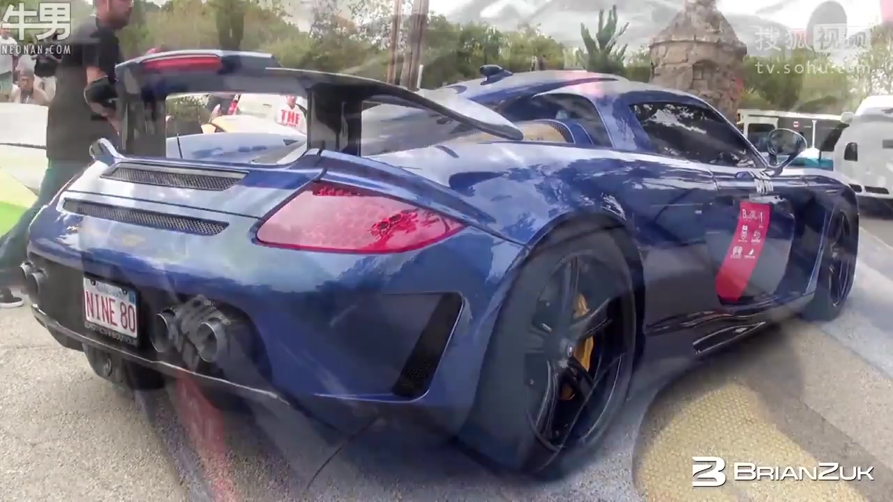 疯狂改装版钻蓝色Gemballa Mirage GT