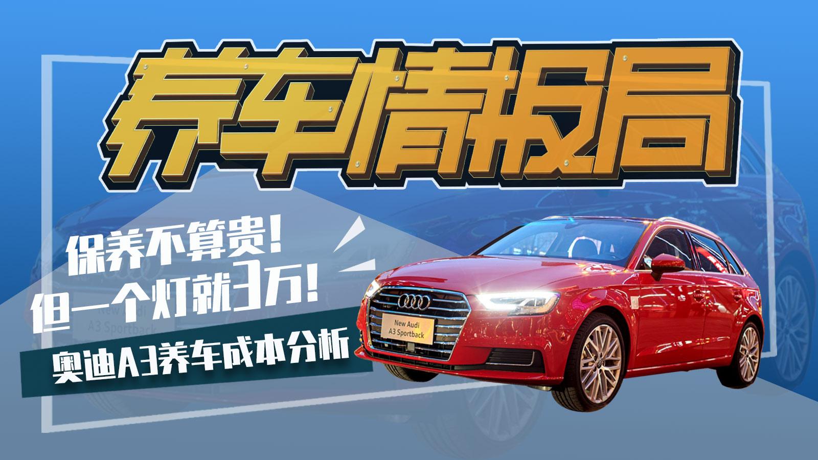 养车情报局2019-BBA车型“保养”真的贵吗？奥迪A3养车成本分析