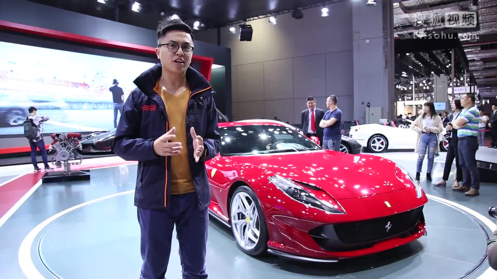 新车评网2017年上海车展特别报道--法拉利812 superfast