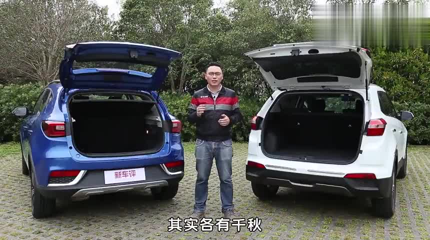 名爵ZS对比现代iX25，年轻人第一辆小型SUV选择？2