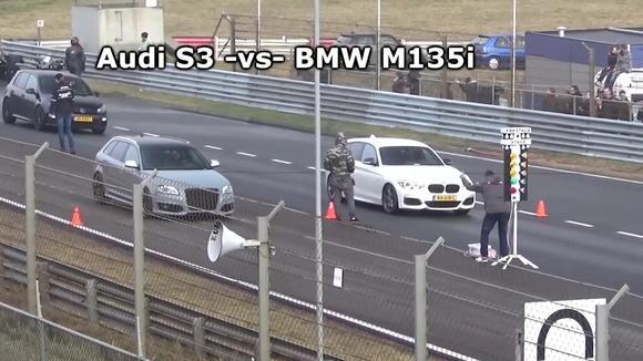 奥迪S3 VS 宝马 M135i，性能车的对决，宝马独领风骚