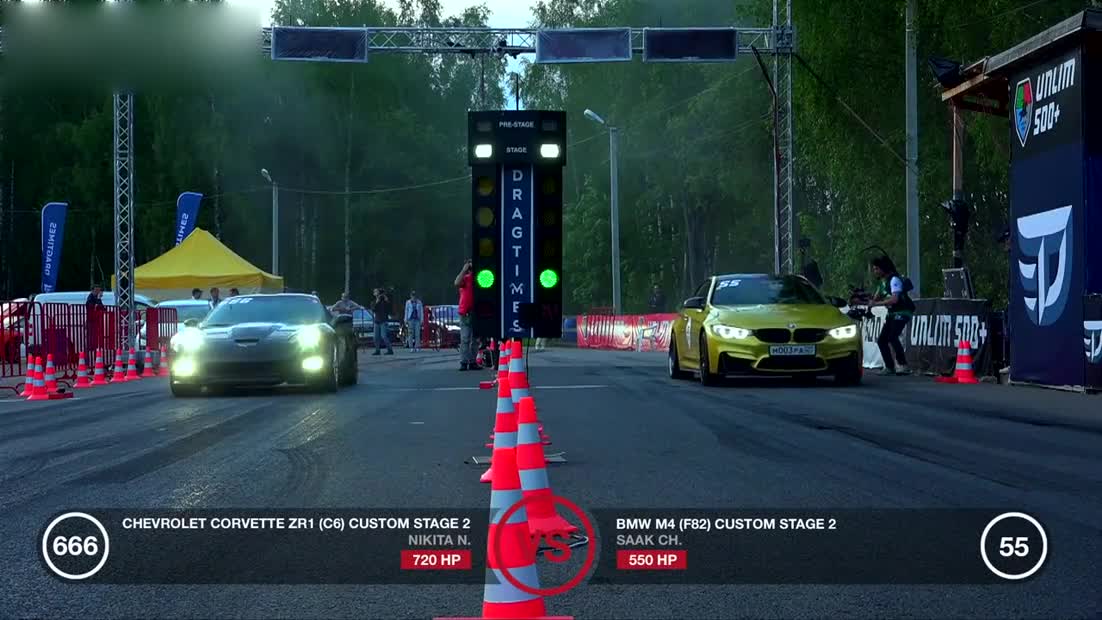 2015直线加速 宝马M4完胜科尔维特ZR1