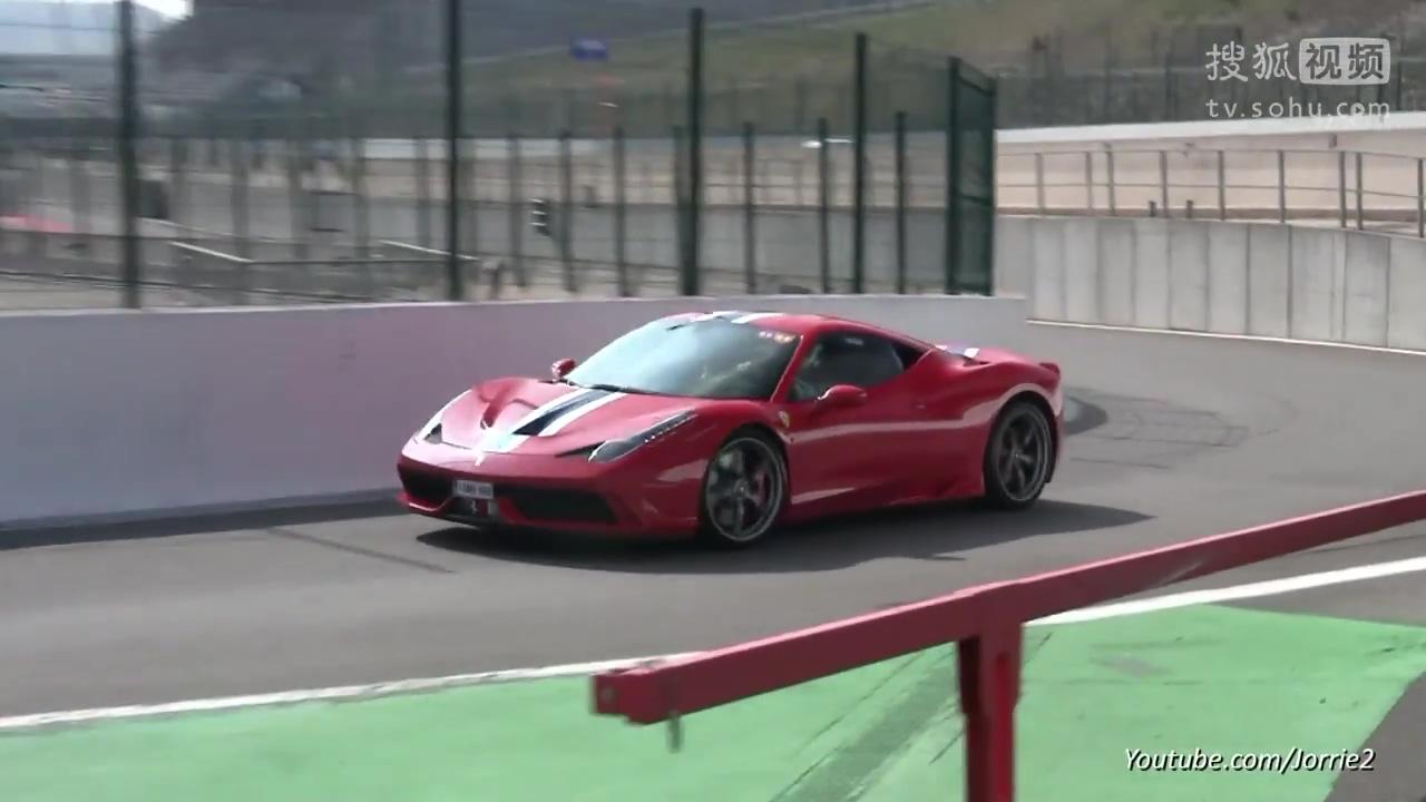 法拉利458 Speciale, F12berlinetta, 430 Scuderia赛道狂飙