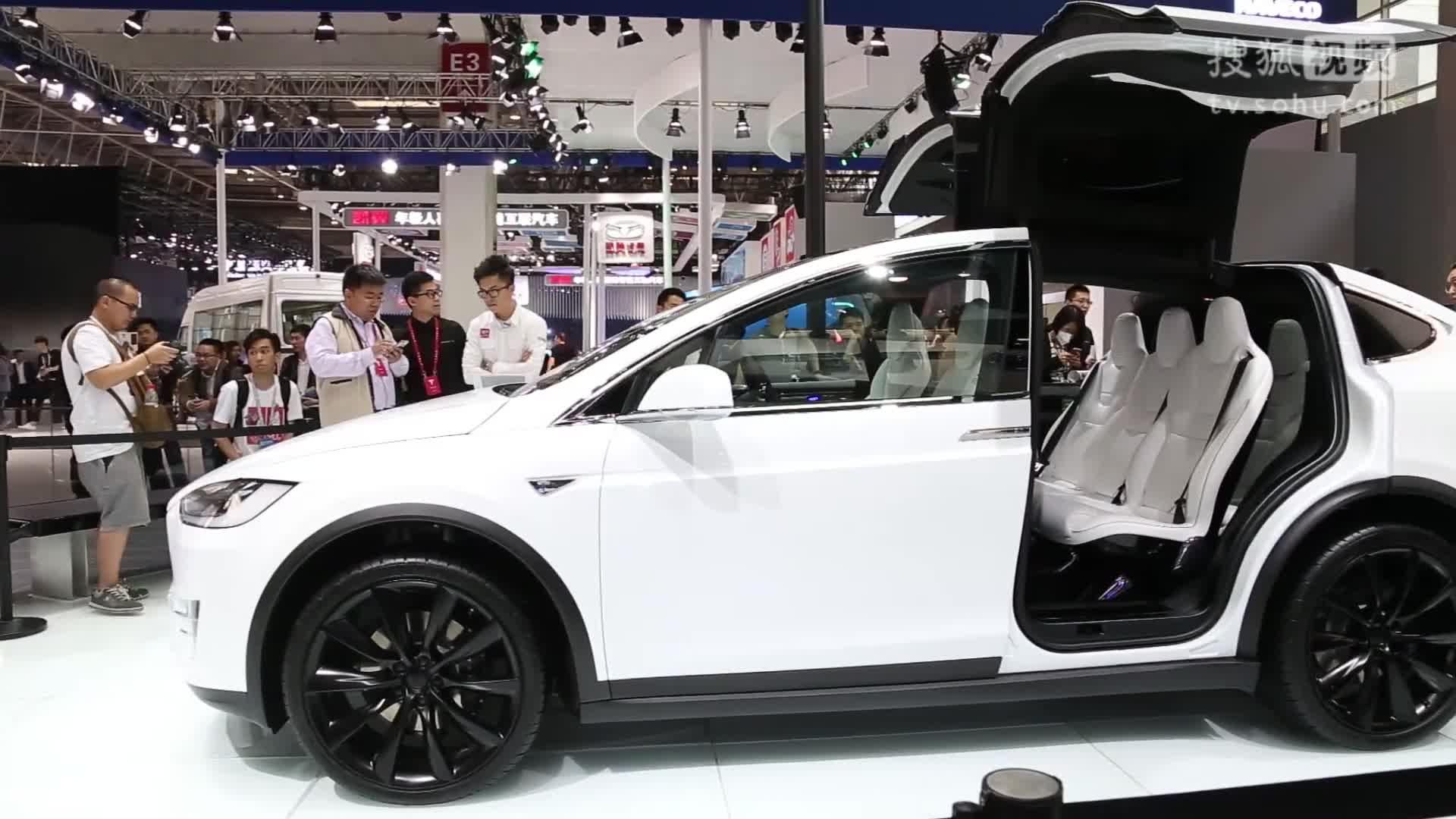 新车评网2016北京特别报道特斯拉MODEL X