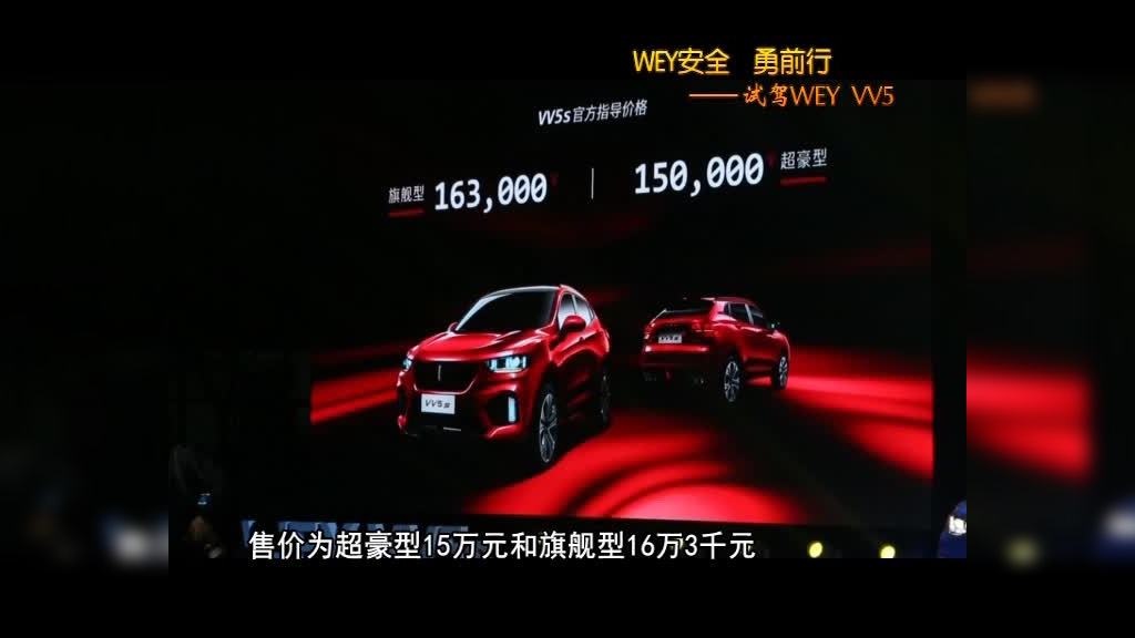 WEY安全 勇前行试驾WEY VV5
