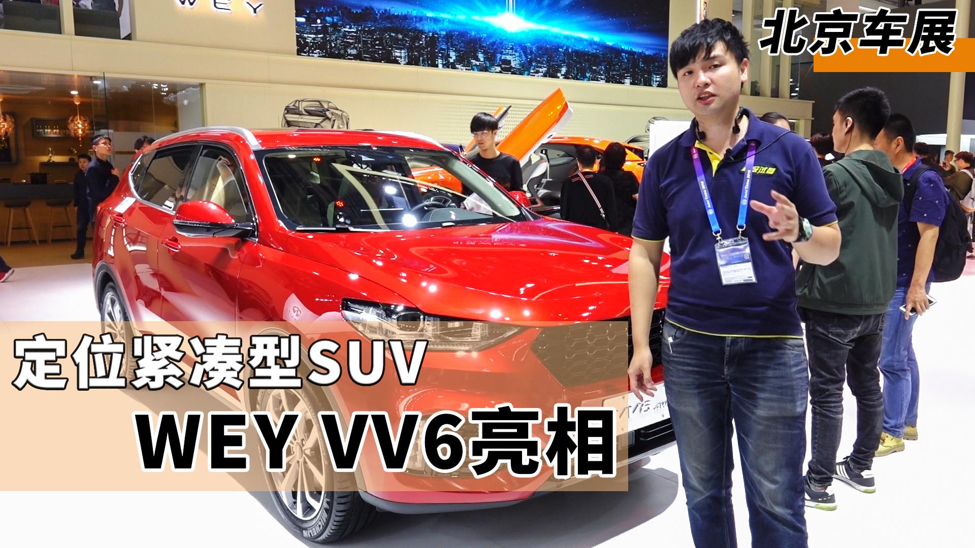 WEY VV6亮相2018北京车展 定位紧凑型SUV