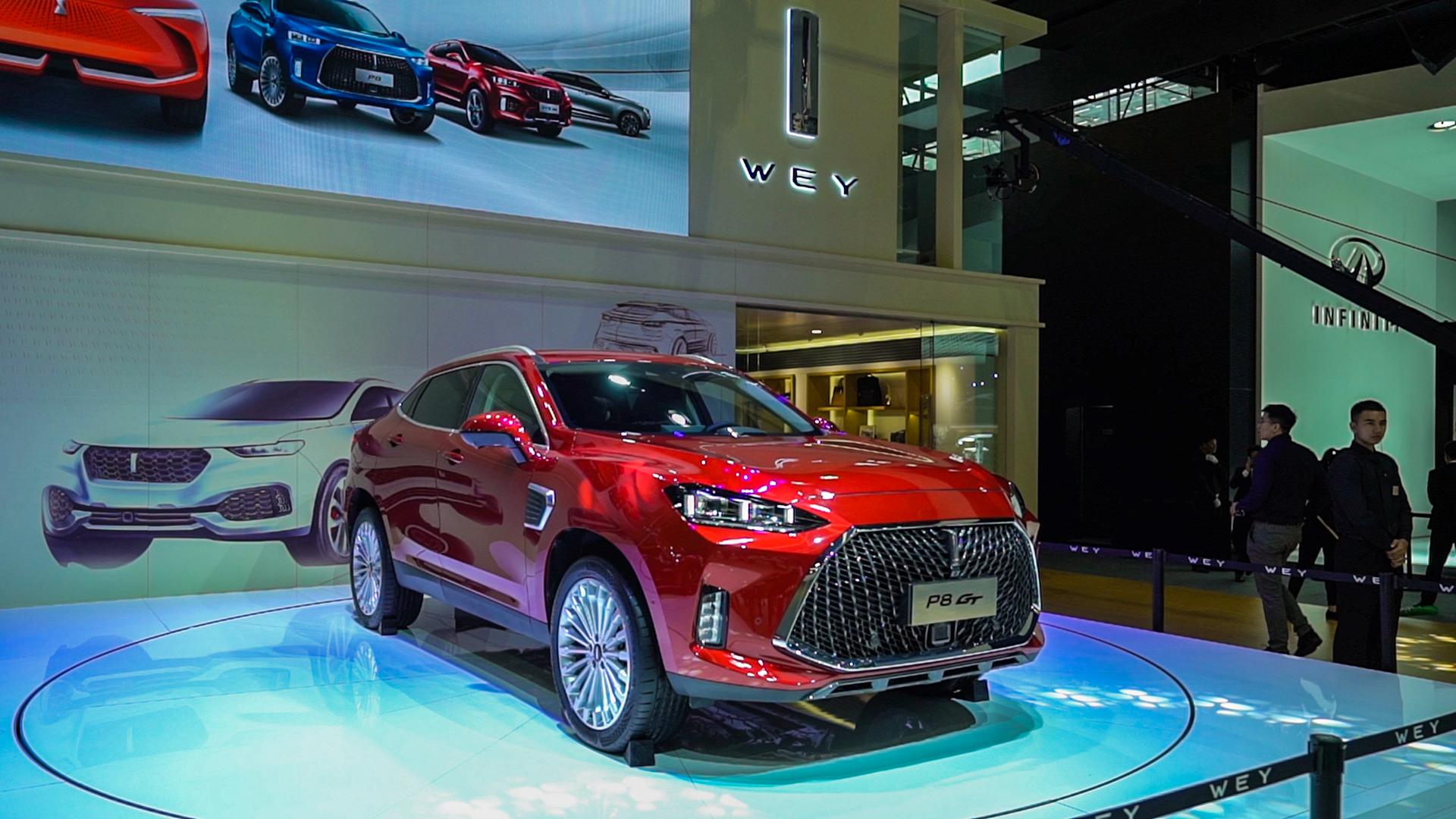 【2018广州车展】变大了还更省油 展台体验WEY P8 GT