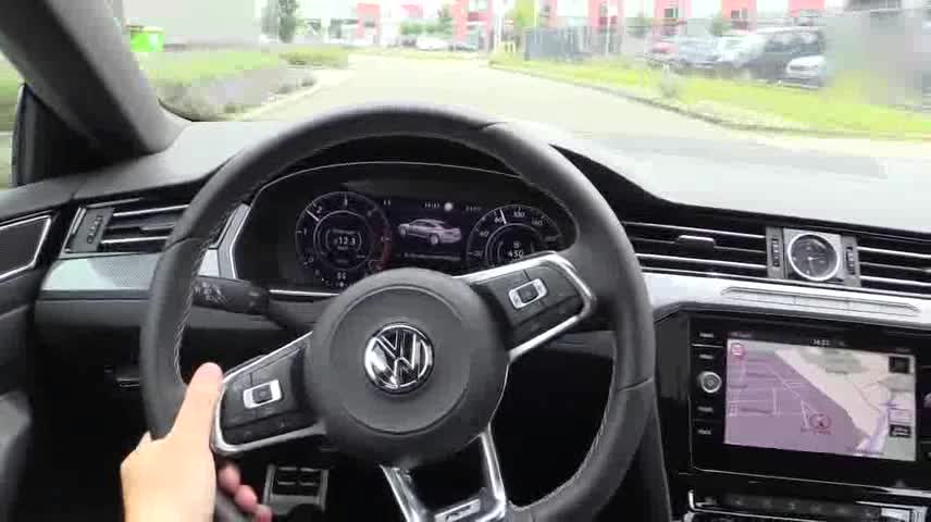 试驾大众新款轿跑Arteon，路上又得多一批神车了