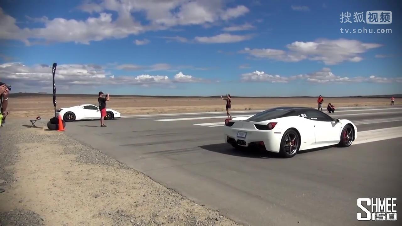 630hp改装法拉利458 Spider vs 458 Italia