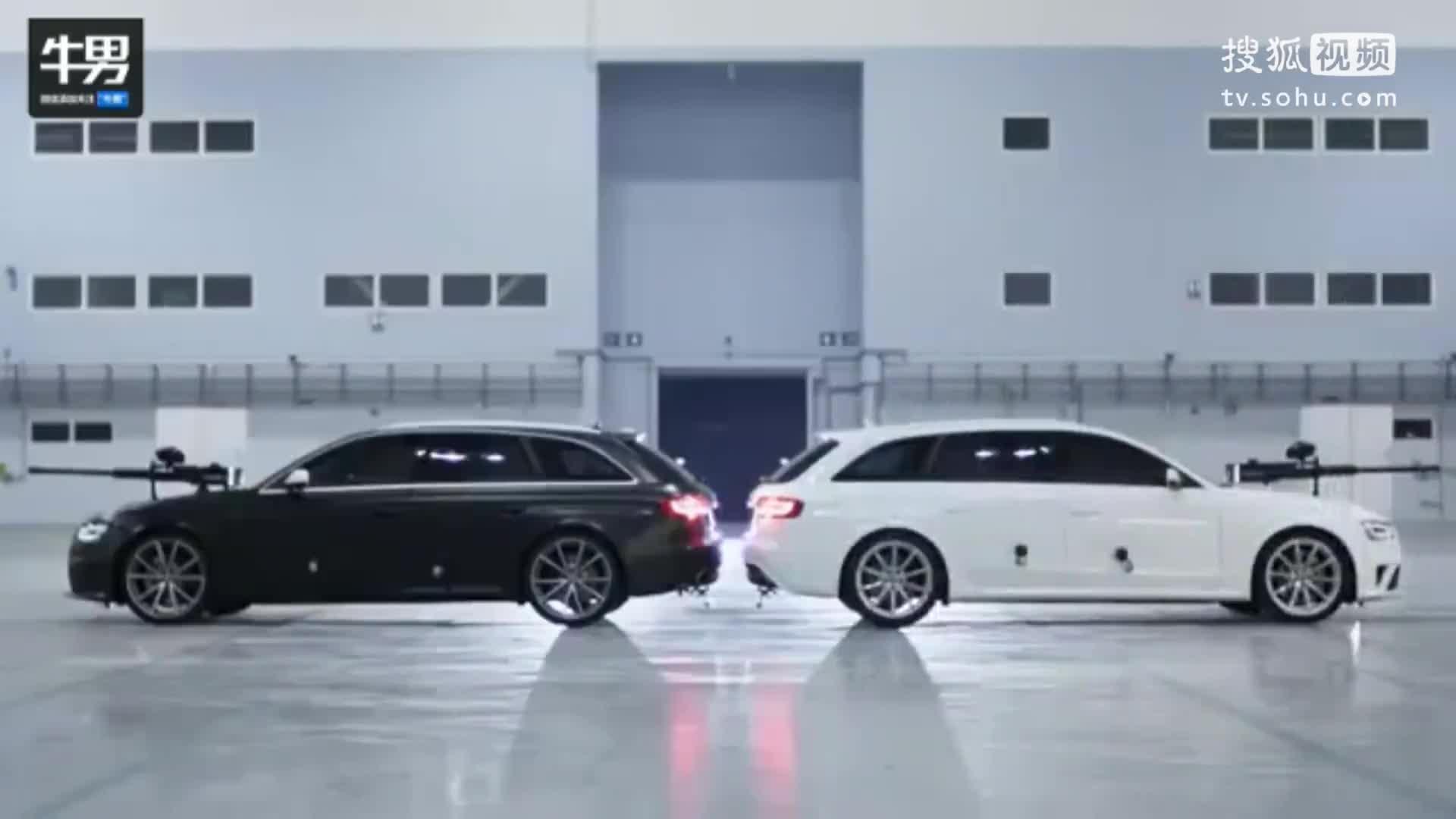 这样玩才过瘾！开着奥迪RS4漂移玩漆弹枪大战