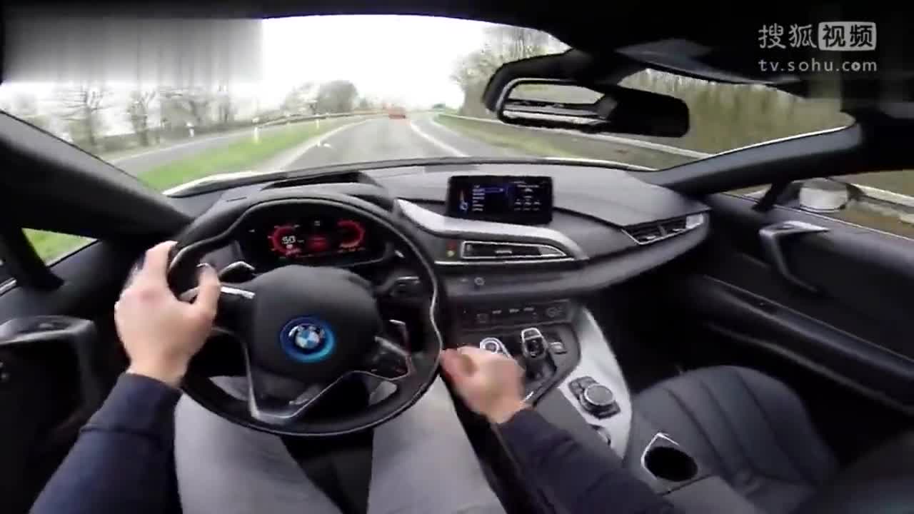 BMW i8最高时速第一人称视角