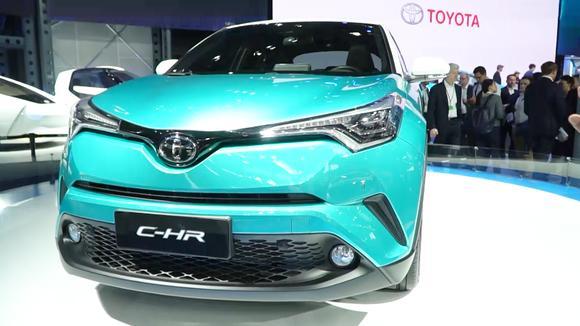 广汽丰田CHR全新外形亮相北京车展，被评全场最亮眼“小可爱”！