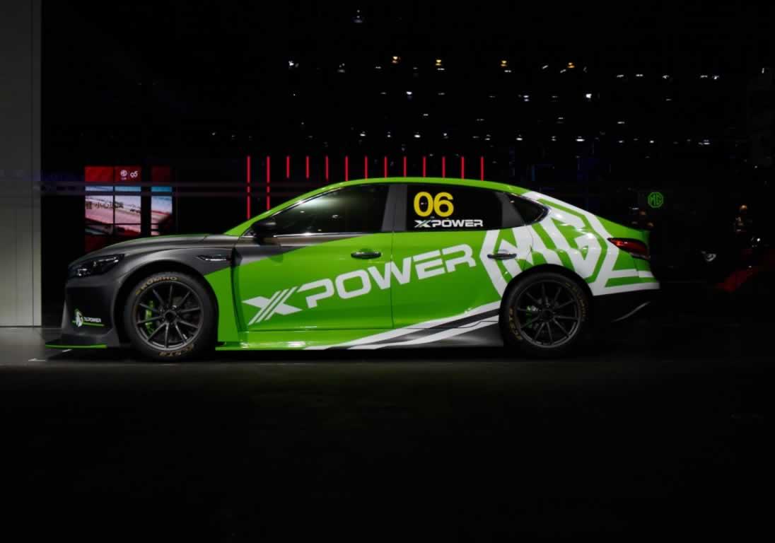 【车现场】名爵6 XPOWER TCR“4秒破百”  全球首秀