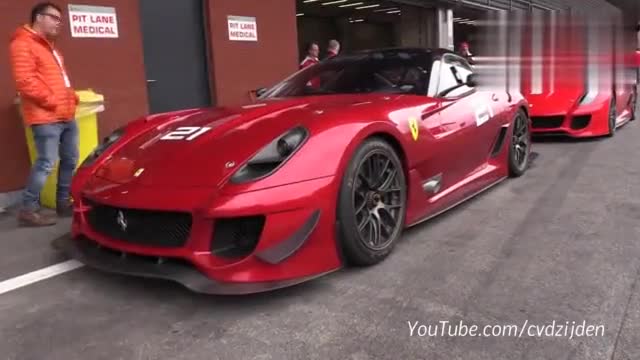 V12的咆哮！法拉利Ferrari 599XX赛道拉风