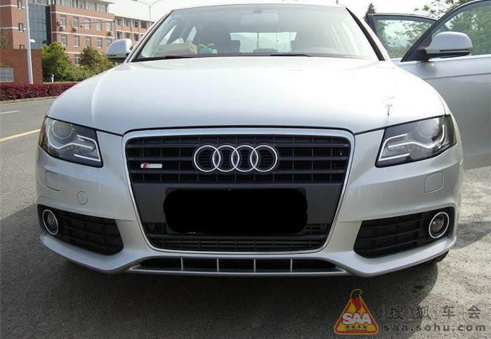 奥迪A4L简单装饰后效果_奥迪A4车友会