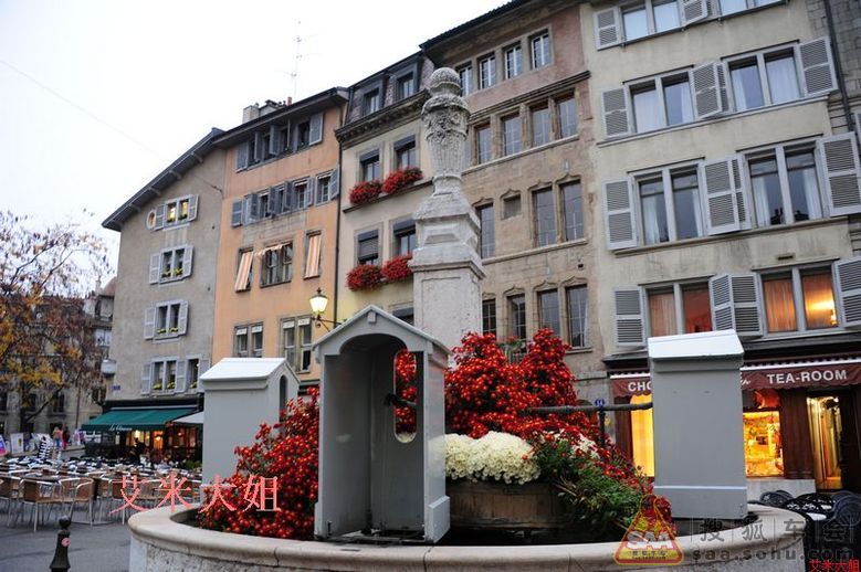 跟着小猫穷游瑞士之三---日内瓦大花钟、老城区