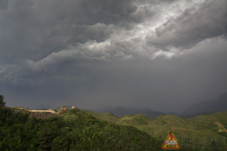 6月9日雷雨交加蟠龙山长城