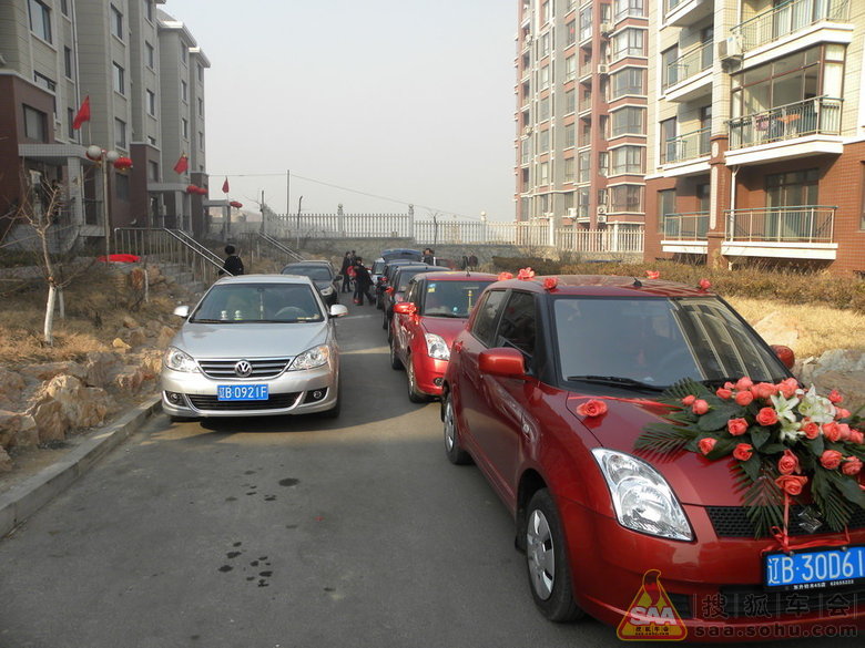 2月20日大连燕归来雨燕车友会婚车队