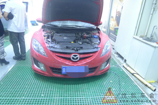 马自达6深度内饰清洁