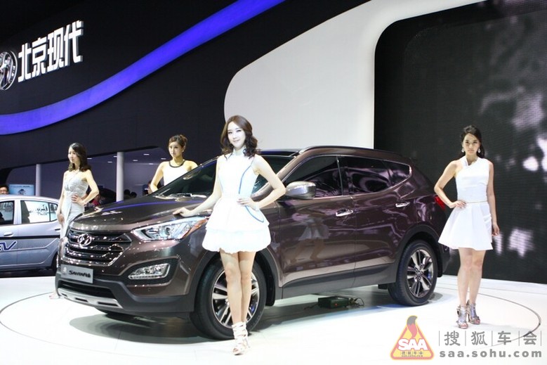 [北京车展]车模集体走秀看看谁是你的菜