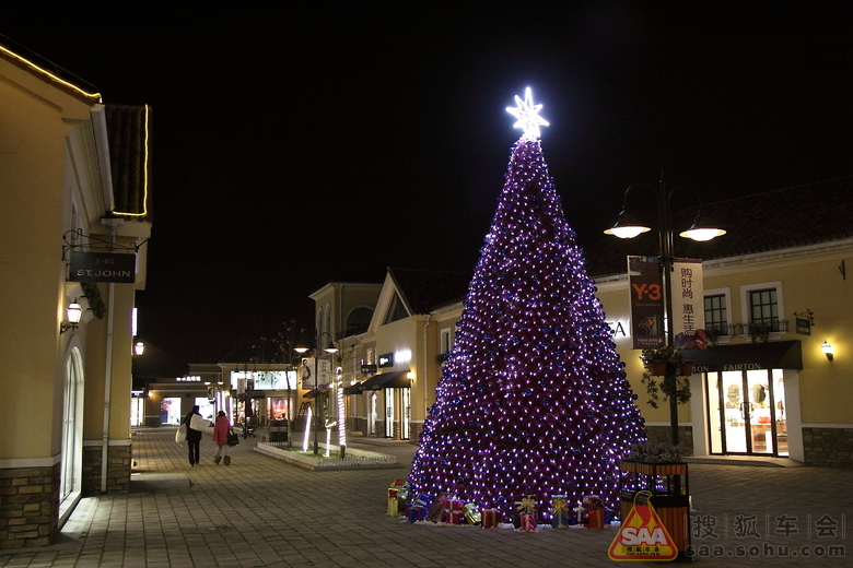 北京斯普瑞斯奥特莱斯的夜色 - 速腾-我行我速