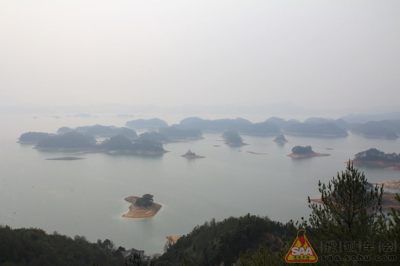薄雾笼罩的千岛湖 - 天语SX4-新4旅