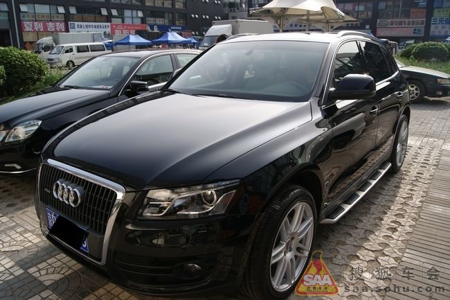 幻影黑Q5镜子一样的车漆镀膜+半年保养作业_