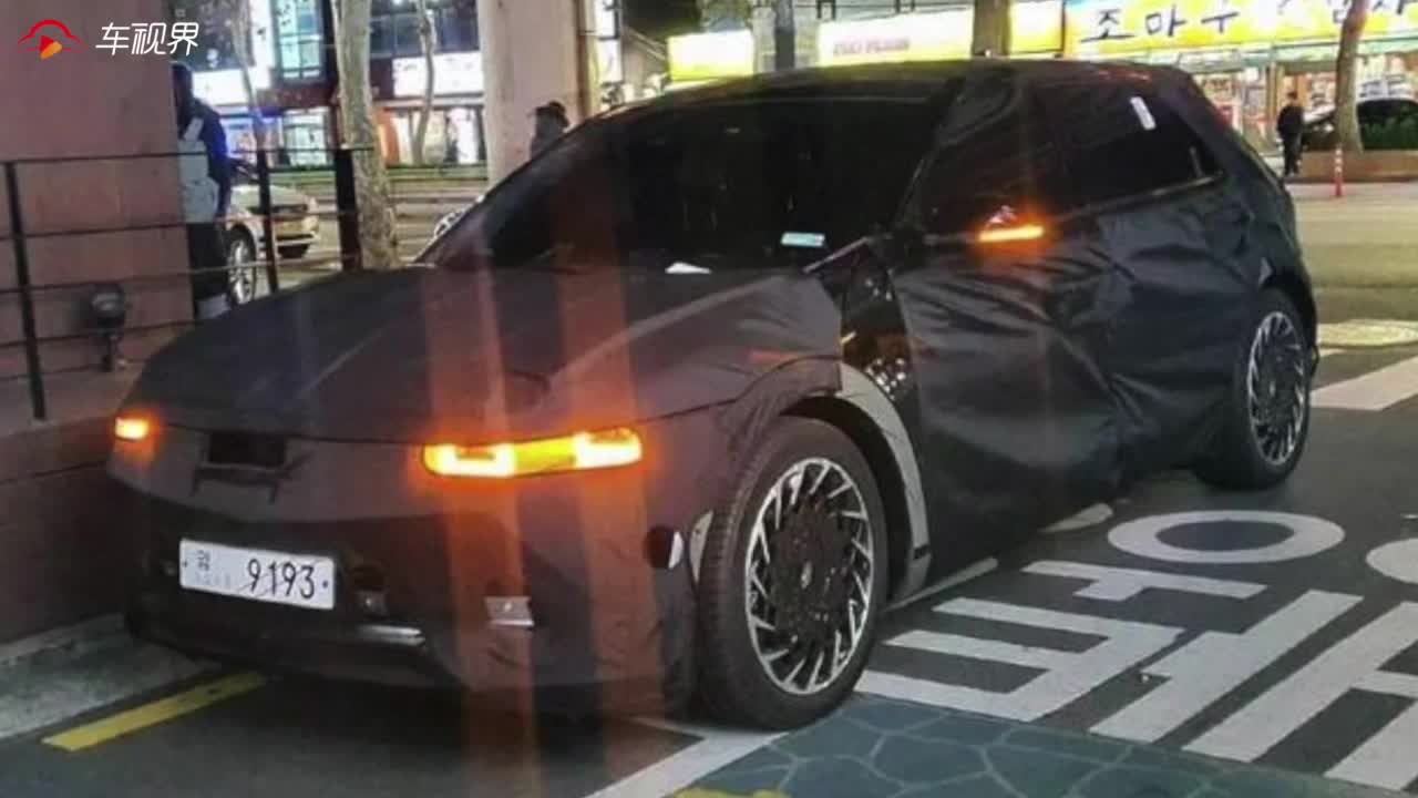 现代IONIQ 5实车曝光！轮圈采用剪纸元素