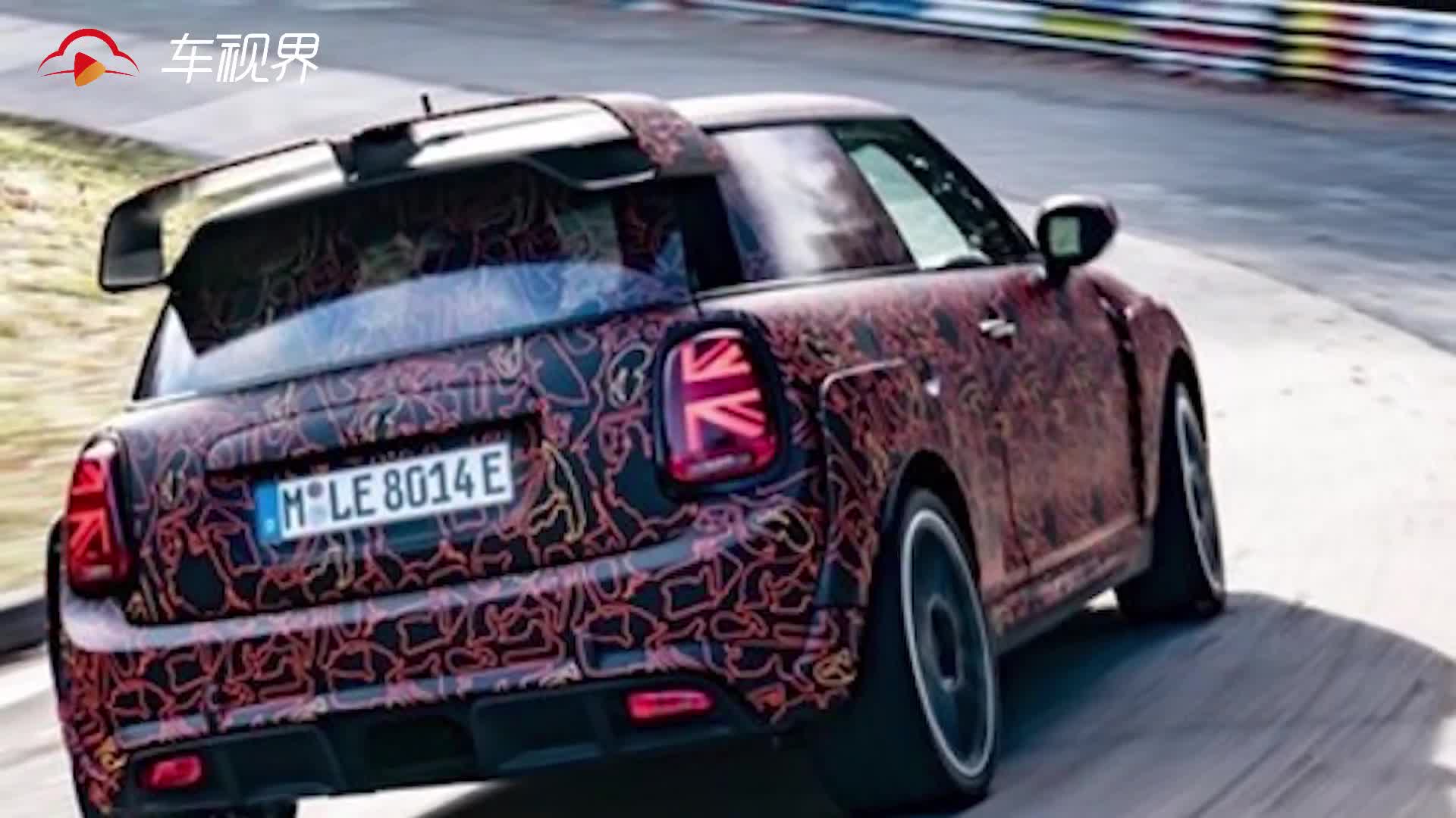 MINI JCW COOPER SE伪装车，期待更大容量电池