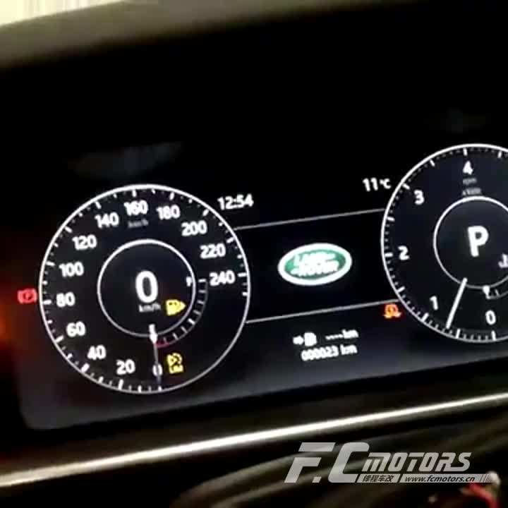 路虎刷隐藏 广州黄埔路虎揽胜运动版升级RS仪表界面