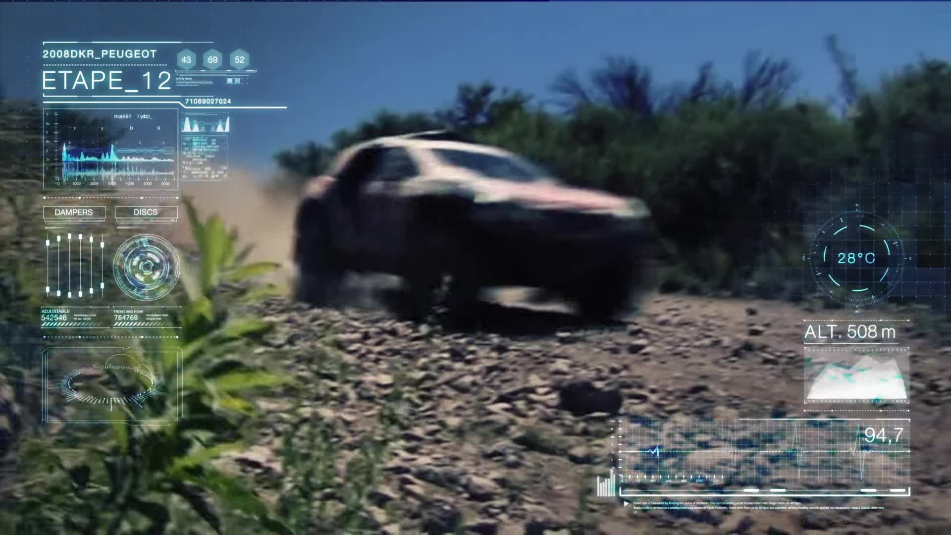 标致 专业底盘调教 标致2008 DKR 1分钟的感觉#12