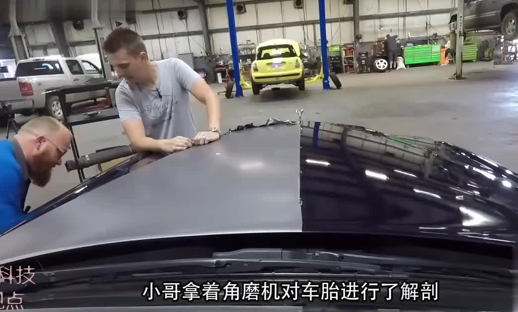 一个轮胎值80000的劳斯莱斯幻影，老外直接切开，里面有黑科技？