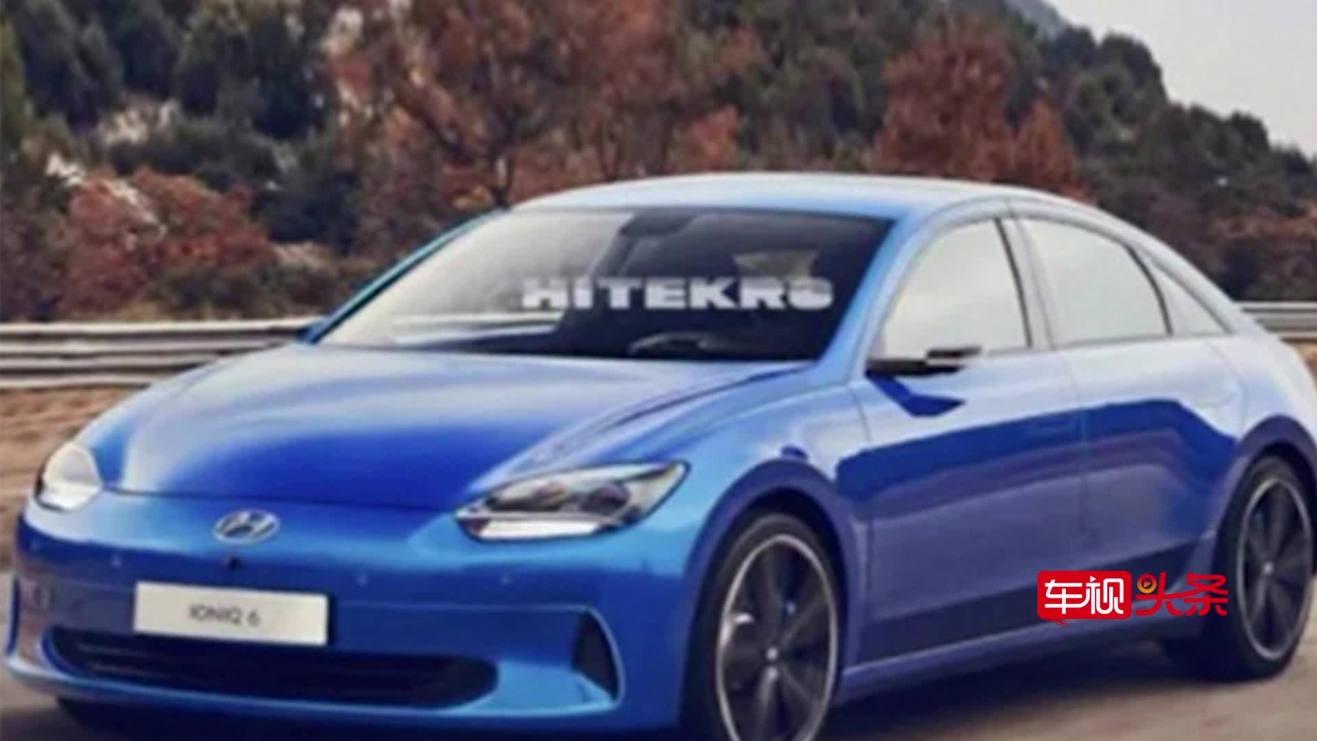 现代IONIQ 6内饰图曝光，内饰科技感爆棚，搭电子后视镜/明年交付