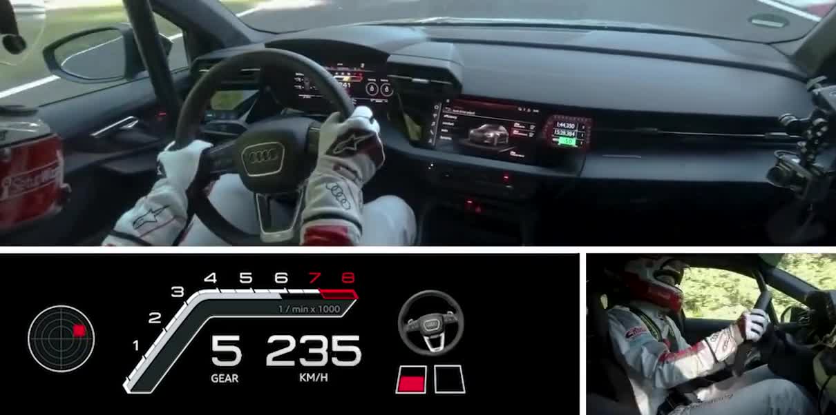 7分40秒748！奥迪RS3刷新纽北紧凑级性能车新纪录！