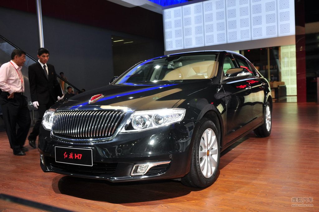 红旗h7广州车展实拍